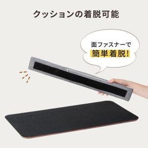 木目のクッションテーブル ひざ上テーブル 大型...の詳細画像3