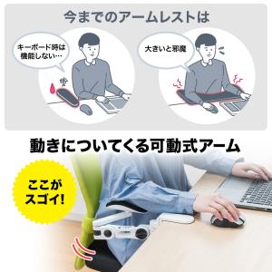 アームレスト エルゴノミクス 肘置き デスク後...の詳細画像2