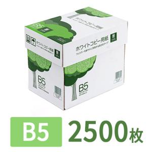 コピー用紙 B5サイズ 500枚×5冊 計2500枚入 高白色 EZ3-CP1B5｜esupply