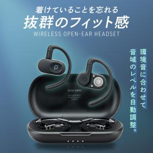 オープンイヤー ワイヤレスイヤホン Bluet...の詳細画像1