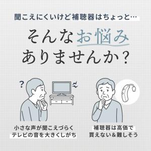 集音器 高齢者 骨伝導 耳に入れない 使いやす...の詳細画像1