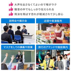 ポータブル拡声器 超小型 ハンズフリー ヘッド...の詳細画像3