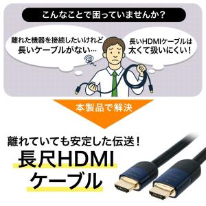 HDMIケーブル 10m アクティブタイプ イ...の詳細画像1