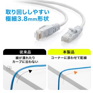 LANケーブル 1m cat6 カテゴリー6 ...の詳細画像1