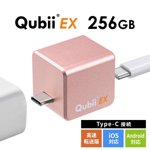 Qubii EX 256GB Type-C接続 メモリ内蔵タイプ PD60W 高速充電 iOS An...