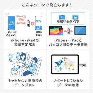 Lightning タイプC USBメモリ 5...の詳細画像4