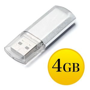 USBメモリ 4GB キャップ式 アルミボディ シンプル EZ6-UFD4GN2 ネコポス対応｜esupply