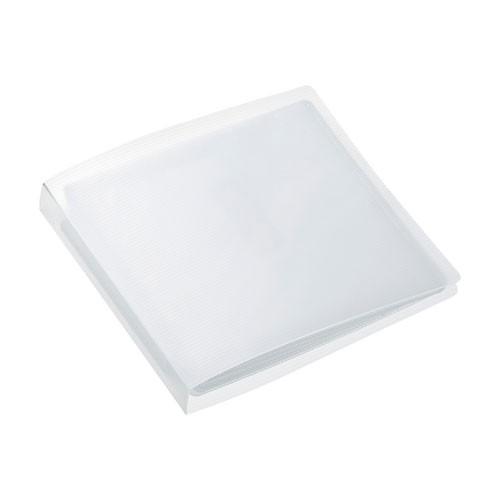 DVD・CD収納ケース ファイルケース 12枚収納 インデックス付き クリア FCD-FL12CL ...