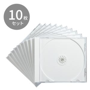 プラケース 10枚セットBlu-ray DVD CD収納 ホワイト FCD-PN10WN サンワサプライ｜esupply