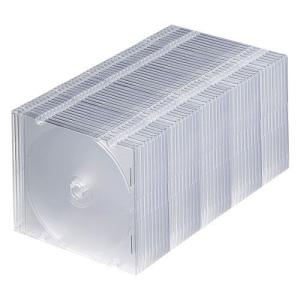 ブルーレイ ・DVD・CDプラケース 薄型 厚さ5mm スリム 50枚セット クリア FCD-PU50C サンワサプライの画像