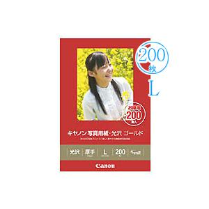 GL-101L200 写真用紙光沢 ゴールド L判 200枚 キャノン純正用紙 Canon 受注発注