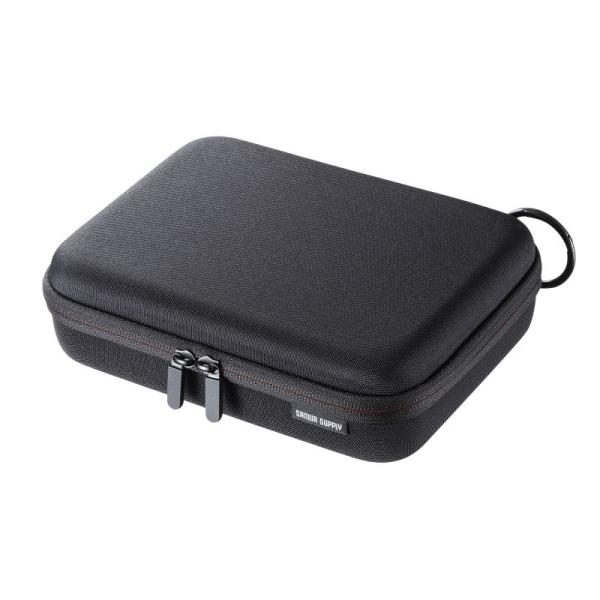 ガジェットケース セミハード ブラック 小物収納 インナーケース モバイルバッテリー 充電器 スマホ...