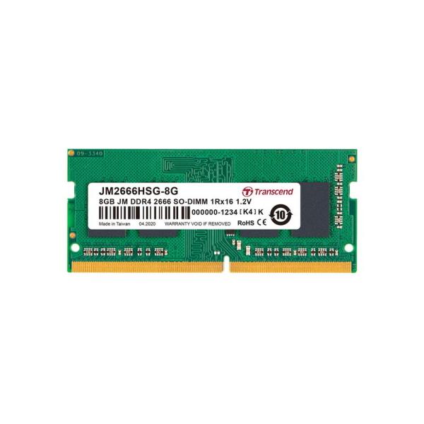 ノートPC用メモリ 8GB Transcend DDR4-2666 PC4-21300 SO-DIM...