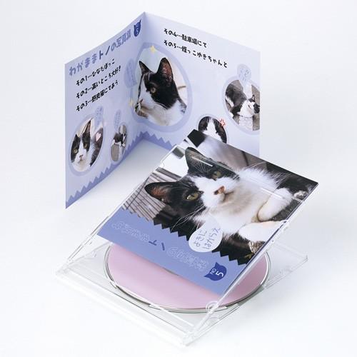 CD・DVDプラケースカード 見開き つやなしマット 10枚 インクジェット専用 JP-IND2N ...