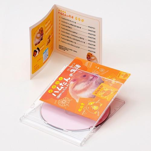 DVD・CDプラケース用ジャケットカード 見開き 両面印刷 厚手 フォト光沢 インクジェット専用 J...