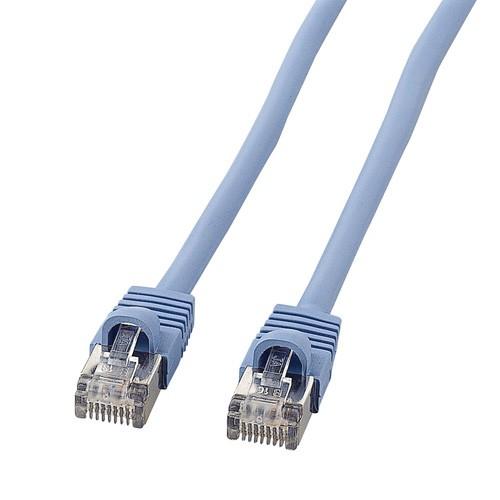 LANケーブル 30m Cat 5e STP単線 ライトブルー KB-STP-30LBN サンワサプ...