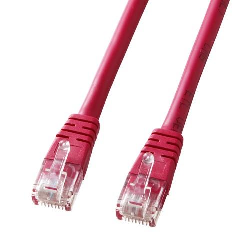 LANケーブル 40m Cat 5e単線 レッド KB-T5T-40RN サンワサプライ 