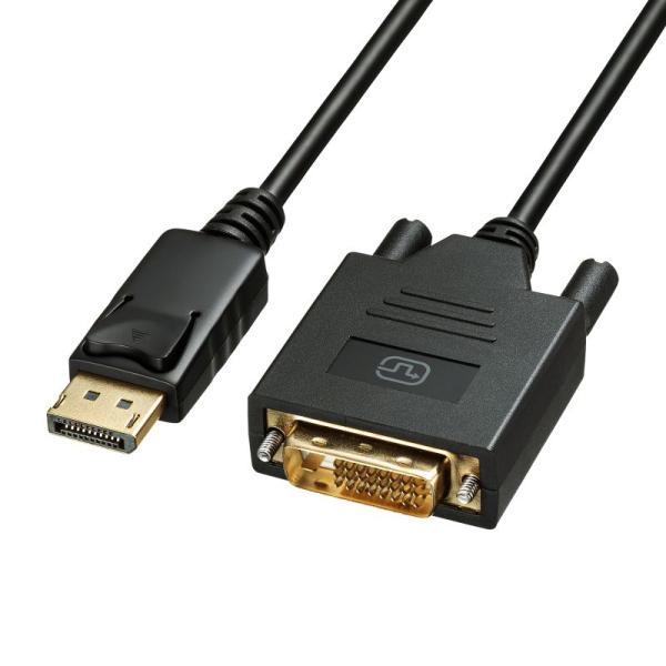 DisplayPort-DVI変換ケーブル DisplayPortコネクタ DVIコネクタ フルHD...