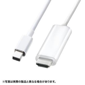 ミニDisplayPort-HDMI変換ケーブル ホワイト 2m KC-MDPHDA20 サンワサプライ｜esupply