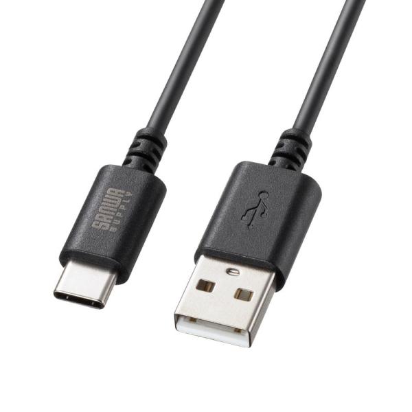 Type-C-Aケーブル USB2.0規格 5V3A USB-IF認証品 最大480Mbps PVC...