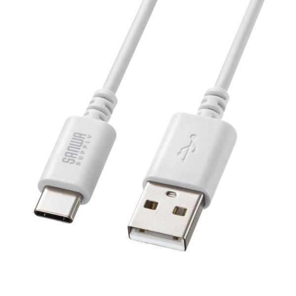 Type-C-Aケーブル USB2.0規格 5V3A USB-IF認証品 最大480Mbps PVC...