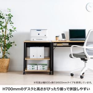 プリンタスタンド 木目調 H700 W500 ...の詳細画像3