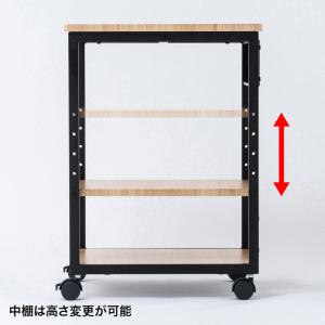 プリンタスタンド 木目調 H700 W500 ...の詳細画像5