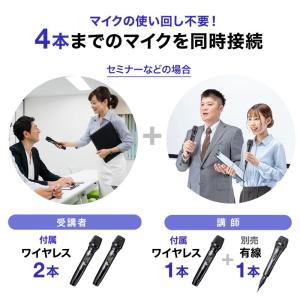 拡声器 ワイヤレス 屋外 拡声器スピーカー マ...の詳細画像4