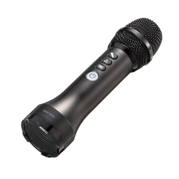 拡声器 マイク型 小型 15W出力 スピーカー マイク 一体型 Bluetooth 充電式 ストラッ...