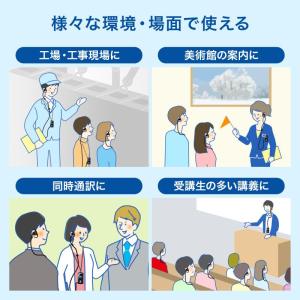 ワイヤレスガイドシステム 親機 子機切り替え式...の詳細画像3