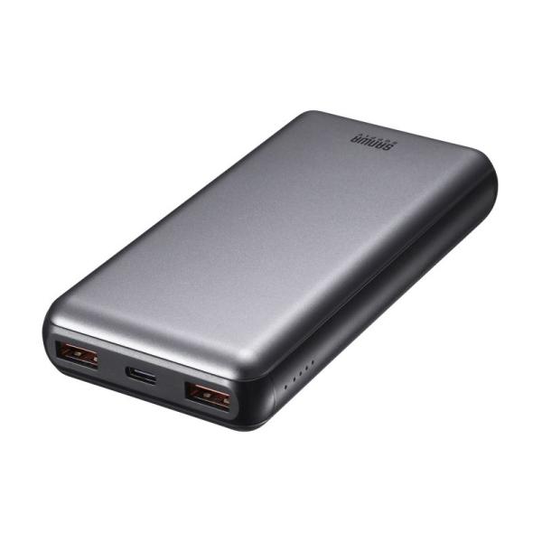 モバイルバッテリー 飛行機 持ち込み 大容量 20000mAh 軽量 小型 持ち運び PD20W タ...