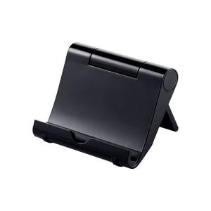 iPadスタンド折りたたみ式　角度調整可能 ブラック　PDA-STN7BK　サンワサプライ｜esupply