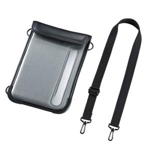 タブレットPCケース 7〜8型まで対応 ショルダーベルト付き 耐衝撃 防塵 防水タイプ PDA-TAB8N サンワサプライ ネコポス非対応