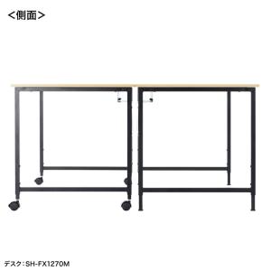 パソコンデスク フレキシブルデスク 幅160c...の詳細画像5