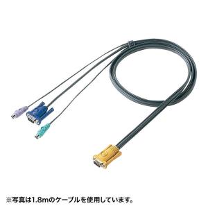 パソコン自動切替器用ケーブル 3.0m PS/2 SW-KLP300N サンワサプライ｜esupply