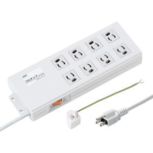 SANWA SUPPLY（サンワサプライ） 電源タップ 3Pプラグ 8個口 ノイズ