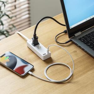 USB充電機能付きタップ Type-C搭載 2...の詳細画像4