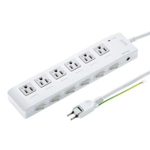 SANWA SUPPLY（サンワサプライ） 業務用タップ 延長 抜け止め工事物件