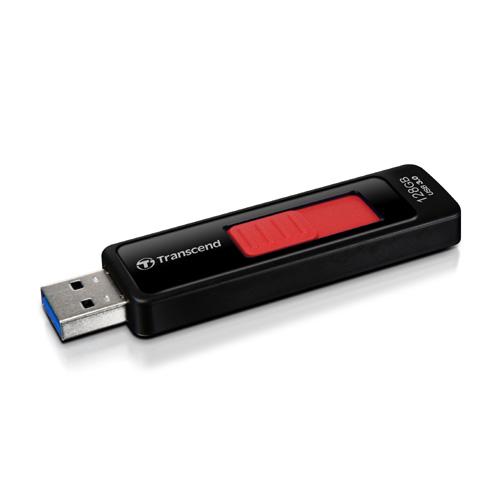 USBメモリ 128GB USB3.1 Gen1  TS128GJF760 キャップレス スライド式...