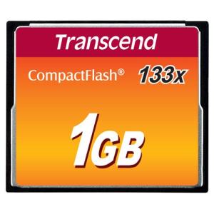 コンパクトフラッシュカード CF 1GB 133倍速 トランセンド製 Transcend TS1GCF133 ネコポス対応｜esupply