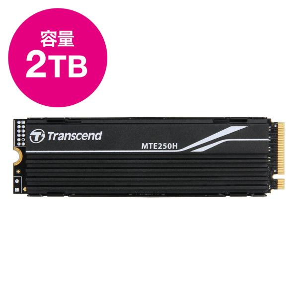 PCIe M.2 SSD 250H 2TB NVMe PCIe Gen4×4 3D NAND TS2...