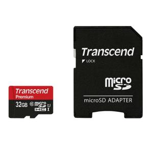 microSDHCカード 32GB SDカード変換アダプタ付 Class10 UHS-1対応 400x Transcend トランセンド製 ネコポス対応 MicroSDメモリーカードの商品画像