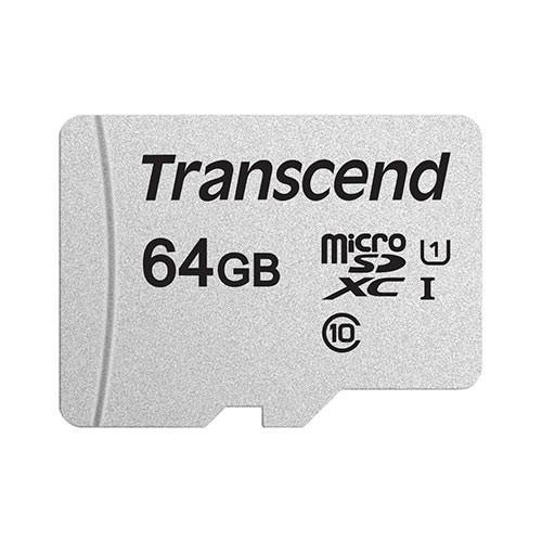 microSDXCカード 64GB Class10 UHS-I  TS64GUSD300S Tran...