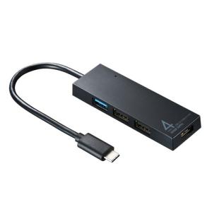 USB-3TCH7BK 4ポート サンワサプライ コンボハブ USB