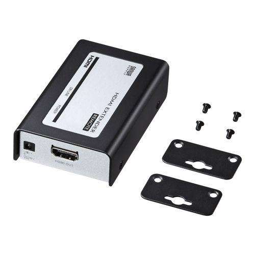 HDMIモニター延長器 専用受信機 エクステンダー フルHD LAN 最大40m VGA-EXHDR...