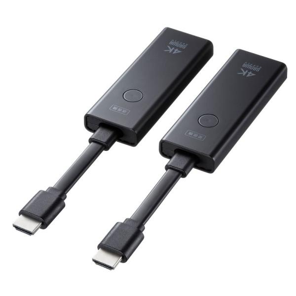 HDMIエクステンダー ワイヤレス 延長器 最大15m 4K 高画質 無線 送受信 受信機送信機セッ...