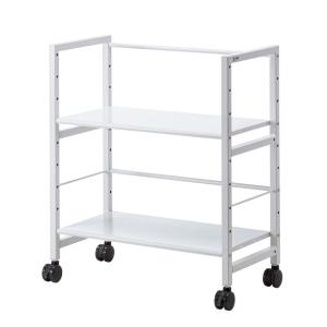 イーサプライ（e-supply） ファイルワゴン 3段 A4 キャスター付 PC