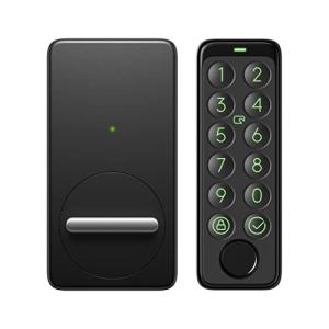 SwitchBot スマートロック 指紋認証パッド セット Alexa対応 スマートホーム スイッチボット オートロック 暗証番号 玄関 Google