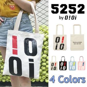 5252 by OiOi  オアイオアイ　 エコバッグ  トートバッグ　　バッグ　カバン　　韓国ファッション　４色　