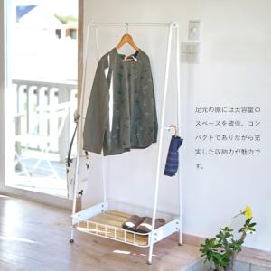 【即納】ハンガーラック スリム 収納 フック ...の詳細画像4